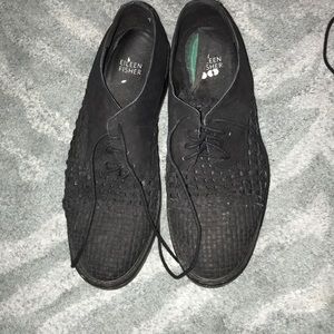 Black platform shoes